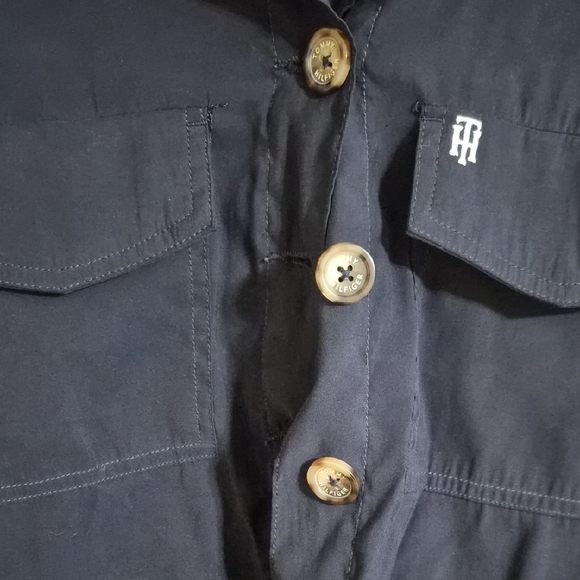 Tommy Hilfiger Women's Dark Blue Utility Jacket - Picture 5 of 6